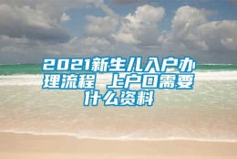 2021新生儿入户办理流程 上户口需要什么资料