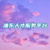 浦东人才服务平台