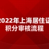 2022年上海居住证积分审核流程与材料审核