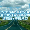 2021合肥高校毕业生一次性就业补贴申请流程+申请入口