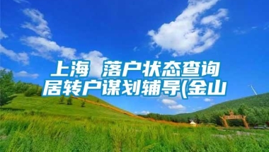 上海 落户状态查询居转户谋划辅导(金山