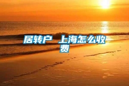 居转户 上海怎么收费