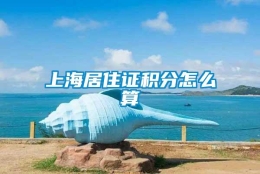 上海居住证积分怎么算