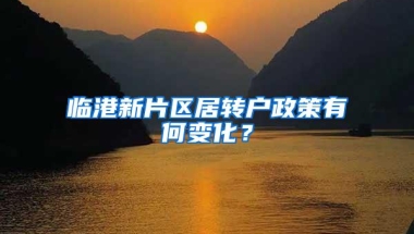 临港新片区居转户政策有何变化？