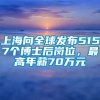 上海向全球发布5157个博士后岗位，最高年薪70万元