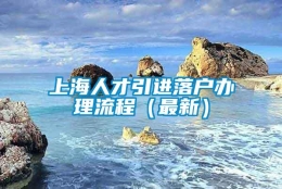 上海人才引进落户办理流程（最新）