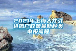 2021年上海人才引进落户政策最新种类申报流程