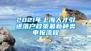 2021年上海人才引进落户政策最新种类申报流程