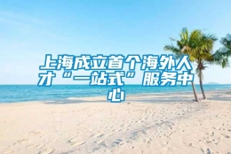 上海成立首个海外人才“一站式”服务中心