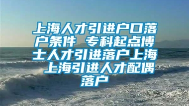 上海人才引进户口落户条件 专科起点博士人才引进落户上海 上海引进人才配偶落户