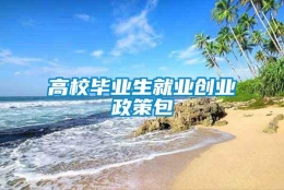 高校毕业生就业创业政策包