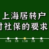 2021上海居住证转上海户口对社保有什么要求？看完这篇就会了!