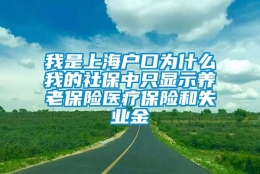 我是上海户口为什么我的社保中只显示养老保险医疗保险和失业金