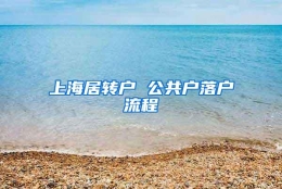 上海居转户 公共户落户流程