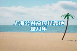 上海公共户口挂靠地是几年