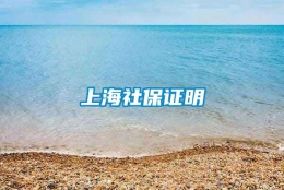 上海社保证明