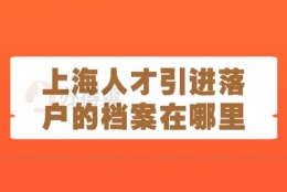 上海人才引进落户的档案在哪里？