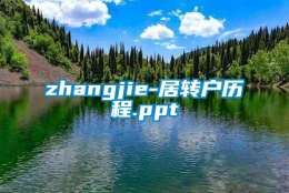 zhangjie-居转户历程.ppt