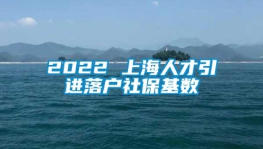 2022 上海人才引进落户社保基数