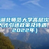 湖北师范大学高层次人才引进政策及待遇（2022年）