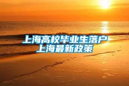 上海高校毕业生落户上海最新政策