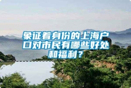 象征着身份的上海户口对市民有哪些好处和福利？