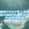 最新2022年上海多倍社保积分、居转户对应各项数值