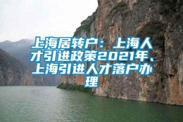 上海居转户：上海人才引进政策2021年、上海引进人才落户办理