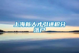 上海新人才引进积分落户