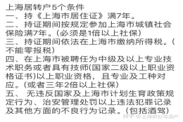 居转户到底是放宽了还是收紧了