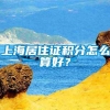 上海居住证积分怎么算好？