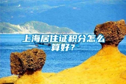 上海居住证积分怎么算好？