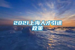 2021上海人才引进政策