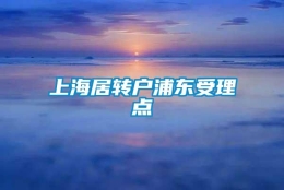 上海居转户浦东受理点