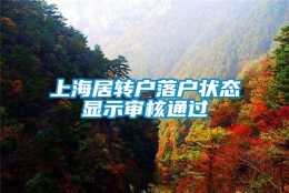 上海居转户落户状态显示审核通过