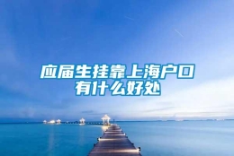 应届生挂靠上海户口有什么好处