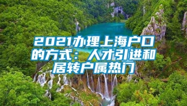 2021办理上海户口的方式：人才引进和居转户属热门