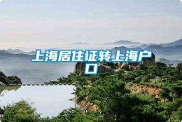 上海居住证转上海户口