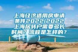 上海经济适用房申请条件2022(2022上海居转户需要多长时间？流程是怎样的？)