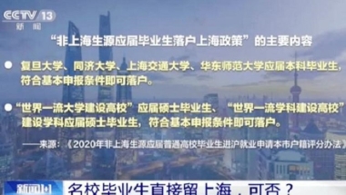 上海落户政策放宽，6所院校毕业生成焦点，直接安家落“沪”