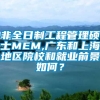 非全日制工程管理硕士MEM,广东和上海地区院校和就业前景如何？