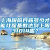 上海税前月薪多少才能社保基数达到上限31014呢？