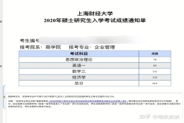 天大本科跨考上海财经大学801考研经验分享