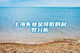 上海失业金领取的利弊分析