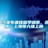 QS发布最佳留学城市，北京、上海等六地上榜