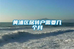 黄浦区居转户需要几个月