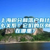 上海积分和落户有什么关系？它们的区别在哪里？