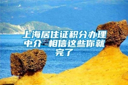 上海居住证积分办理中介 相信这些你就完了