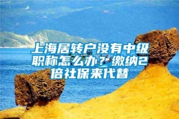 上海居转户没有中级职称怎么办？缴纳2倍社保来代替