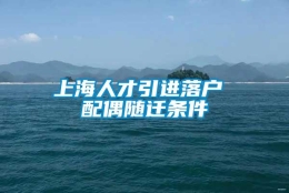 上海人才引进落户 配偶随迁条件